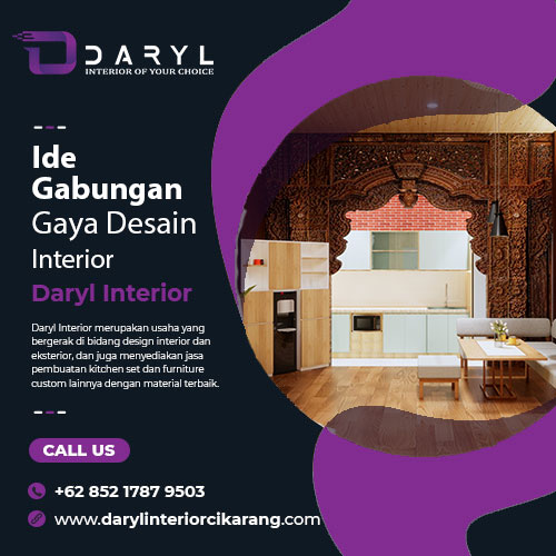 gabungan gaya desain interior